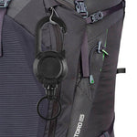 Backpack Carabiner Plastic Retractable Pull Badge Reel, Black-Steel Wire Rope, White-Steel Wire Rope, Black-Fiber Rope, White- Fiber Rope