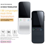 T10Pro Wifi Artificial Intelligence Photo / Recording Translating Machine Supports 138 Languages, T10Pro White, T10Pro Black