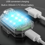 ضوء تحذير خلفي LED للسيارة المعدلة مع تحكم عن بعد، 1 ضوء + 1 جهاز تحكم، 2 ضوء + 1 جهاز تحكم