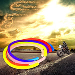 TF-1795 18m/roll Motorcycle Modification Accessories Colorful Gasoline Pipe, Blue, Yellow, Pink, Red, Purple