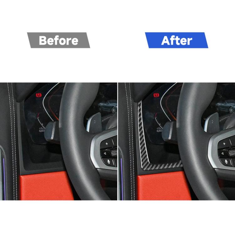 For 2019-2024 BMW 8 Series G14 2pcs /Set Right-hand Drive Instrument Both Sides Decorative Stickers, Right-hand Drive