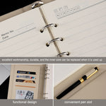 6 Hole Three Fold Loose-leaf Case A5 Business Notebook Office Stationery Notepad