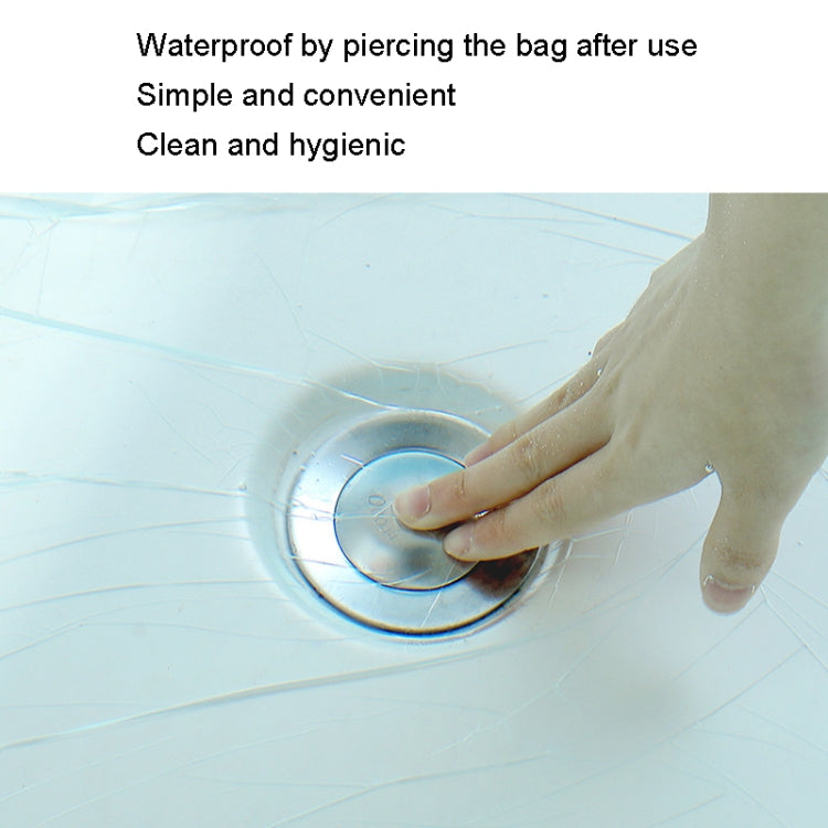 1pack Disposable Bath Bag Thickened Bath Tub Wood Barrel SPA Plastic Bag Film