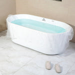 1pack Disposable Bath Bag Thickened Bath Tub Wood Barrel SPA Plastic Bag Film