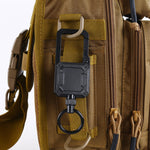 Telescopic Easy-to-pull Keychain Multifunctional Backpack Magnetic Lanyard, 6892