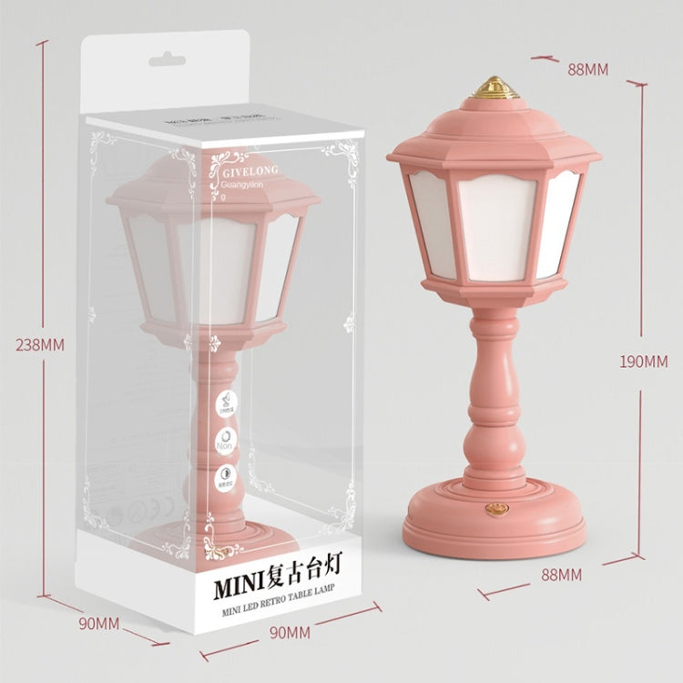 GIVELONG Retro Table Lamp USB Charging Small Night Light, Style:, 320-1 Red, 320-2 Yellow, 320-3 Blue, 320-5 Purple, 320-6 White, 321-1 Red, 321-2 Yellow, 321-3 Blue, 321-4 Green, 321-5 Purple, 321-6 White, 322-1 Red, 322-2 Yellow, 322-3 Blue, 322-4 Gr...