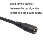 DC 5.5 x 2.1 mm Plug To Cigarette Lighter Mother Seat With DC Power Cord, DC 5.5 x 2.1mm Plug
