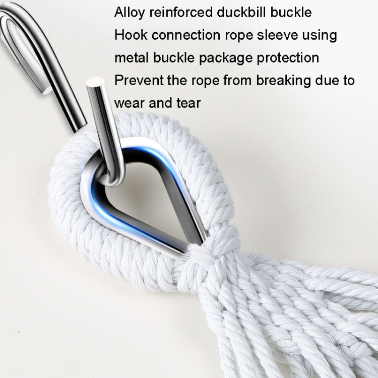 KLY829 Camping Indoor Hammock Outdoor Swing, Style:, Classic Single Beige, Classic Single Gray, Classic Dual Beige, Classic Dual Gray, Single Reinforcement Anti-rollover Beige, Double Reinforcement Anti-rollover Beige