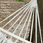 KLY829 Camping Indoor Hammock Outdoor Swing, Style:, Classic Single Beige, Classic Single Gray, Classic Dual Beige, Classic Dual Gray, Single Reinforcement Anti-rollover Beige, Double Reinforcement Anti-rollover Beige
