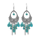 Turquoise Ethnic Style Earrings Temperament Simple Vintage Earrings, E2203-3, E2204-6, E2204-7