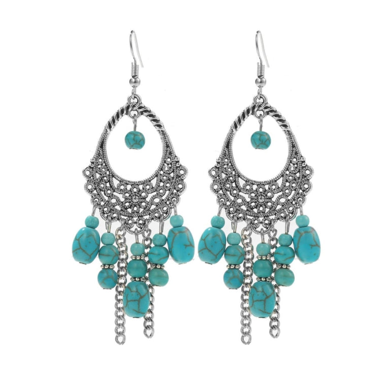 Turquoise Ethnic Style Earrings Temperament Simple Vintage Earrings, E2203-3, E2204-6, E2204-7