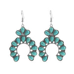 Turquoise Ethnic Style Earrings Temperament Simple Vintage Earrings, E2203-3, E2204-6, E2204-7