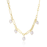قلادة نسائية بأناقة على عظمة الترقوة، N2209-2 حب بحفر خفيف، N2209-11 حب ملون، N2209-5 حب أخضر بطبقتين، N2209-1 لؤلؤة مربعة بعصا ملتوية، N2209-6 زهرة بيضاوية بيضاء، N2209-7 زهرة بيضاء طويلة، N2209-9 فيونكة