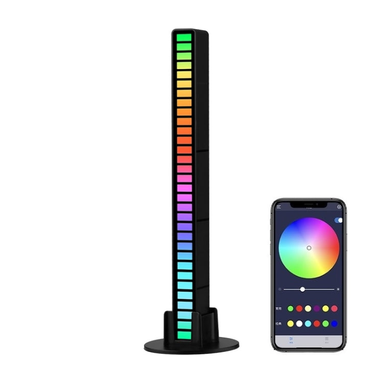 أضواء إيقاعية LED ملونة RGB تتحكم بها الصوت للاستجابة الإيقاعية، أضواء موسيقية محيطة، قابلة للشحن، قابس