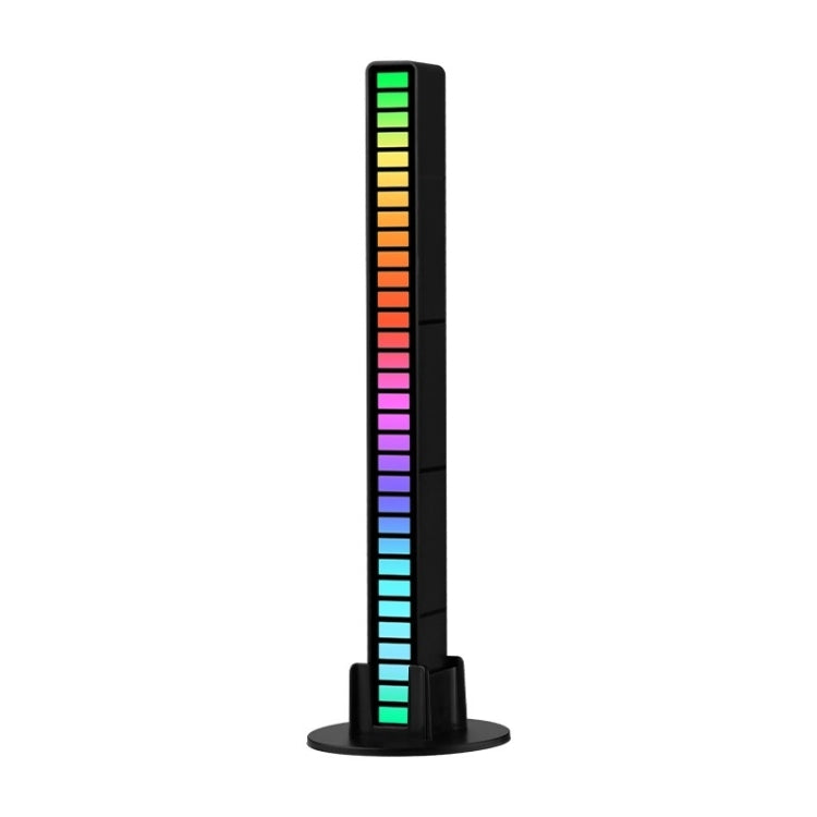 أضواء إيقاعية LED ملونة RGB تتحكم بها الصوت للاستجابة الإيقاعية، أضواء موسيقية محيطة، قابلة للشحن، قابس