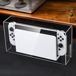 035 for Nintendo Switch/Oled Game Console Display Luminous Base Dustproof Cover, Spec:, Light Base, Transparent, White Label, Black Label, Handle, Jet Warrior, Noble, Gengar