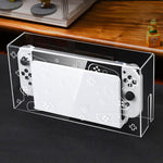 035 for Nintendo Switch/Oled Game Console Display Luminous Base Dustproof Cover, Spec:, Light Base, Transparent, White Label, Black Label, Handle, Jet Warrior, Noble, Gengar