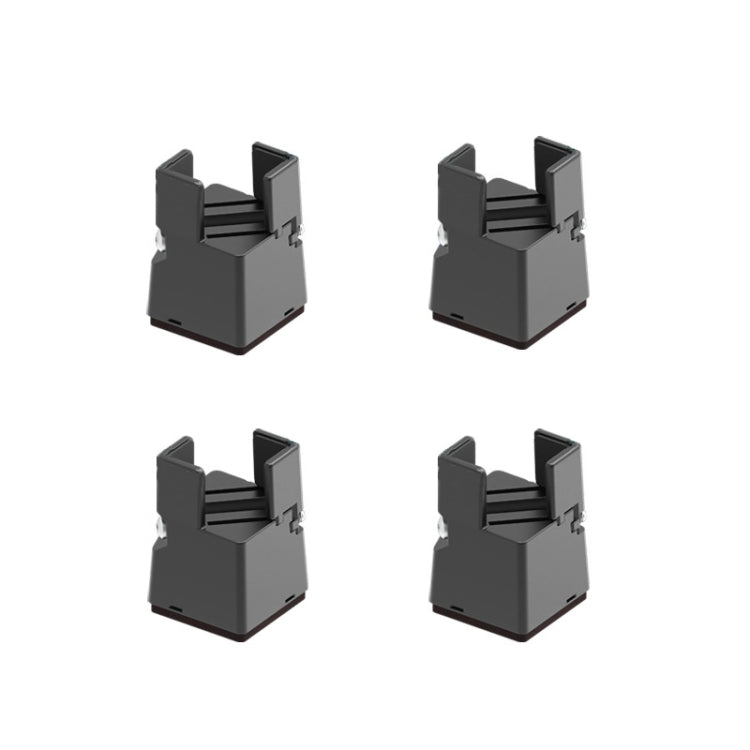 4pcs/set Adjustable Furniture Heightening Feet Pad, 50mm High, 75mm High, 100mm High