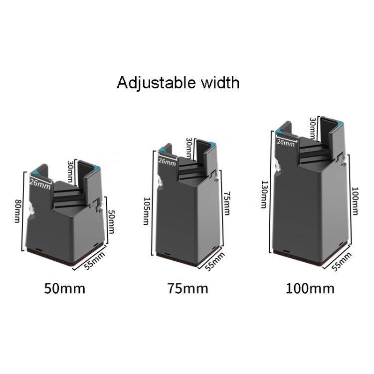 4pcs/set Adjustable Furniture Heightening Feet Pad, 50mm High, 75mm High, 100mm High