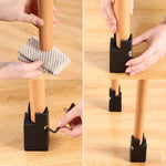 4pcs/set Adjustable Furniture Heightening Feet Pad, 50mm High, 75mm High, 100mm High