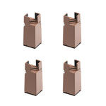 4pcs/set Adjustable Furniture Heightening Feet Pad, 50mm High, 75mm High, 100mm High