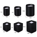 2pcs/set Furniture Carbon Steel Wraparound Heightening Foot Pad, Style:, Round 4x5cm (Black), Round 4x5cm (Brown), Round 6x5cm (Black), Round 6x5cm (Brown), Round 6x10cm (Black), Round 6x10cm (Brown), Square 4x5cm (Black), Square 4x5cm (Brown)         ...