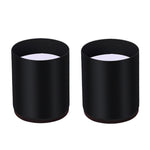 2pcs/set Furniture Carbon Steel Wraparound Heightening Foot Pad, Style:, Round 4x5cm (Black), Round 4x5cm (Brown), Round 6x5cm (Black), Round 6x5cm (Brown), Round 6x10cm (Black), Round 6x10cm (Brown), Square 4x5cm (Black), Square 4x5cm (Brown)         ...