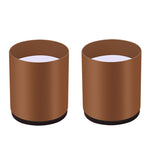 2pcs/set Furniture Carbon Steel Wraparound Heightening Foot Pad, Style:, Round 4x5cm (Black), Round 4x5cm (Brown), Round 6x5cm (Black), Round 6x5cm (Brown), Round 6x10cm (Black), Round 6x10cm (Brown), Square 4x5cm (Black), Square 4x5cm (Brown)         ...