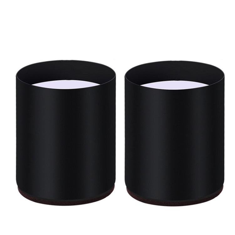 2pcs/set Furniture Carbon Steel Wraparound Heightening Foot Pad, Style:, Round 4x5cm (Black), Round 4x5cm (Brown), Round 6x5cm (Black), Round 6x5cm (Brown), Round 6x10cm (Black), Round 6x10cm (Brown), Square 4x5cm (Black), Square 4x5cm (Brown)         ...