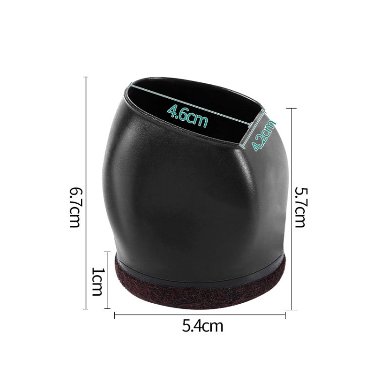 5pcs/set Wheel Chair Foot Cover Computer Chair Roller Fixer, Wheel Chair Foot Cover