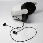 For Meta Quest 2 VR Glasses Ear-in Headset 3.5 Elbow Aluminum Earphones