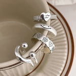 خاتم مجموعة ابتسامة سعيدة حب، J3357، J3520، J2818، J3381، J3456، J1991، J3626، J3610، J3532، J3522، J3427، J3329، J2907، J2942، J3017، J3286، J3284، J2002، J2064