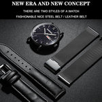 BINBOND B3820 30M Waterproof Ultra-thin Quartz Luminous Starry Watch, Black Net-Black-Starry, White Net-White-Starry, Black Leather-Black-Starry, Black Leather-White-Starry, Black Net-Rose Gold-Starry, Black Leather-Rose Gold-Starry                    ...