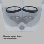 For Pico 4 Myopia Lens Magnetic Eyeglass Frame.Spec:, Glasses Frame, Frame + Anti Blue Light Lens