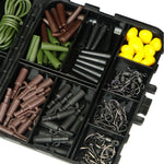 Fish Hook Swivel Fishing Accessories Set Fishing Gear, 272pcs/set