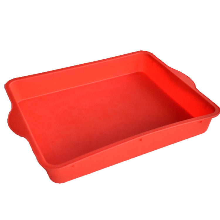 Non-Stick Square Silicone Cake Mold 9 Inch Rectangular Baking Pan, 9 inch