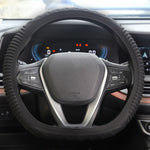 Silicone Non-slip Wear-resistant Concave Point Car Steering Wheel Cover, 34-38cm