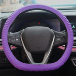 Silicone Non-slip Wear-resistant Concave Point Car Steering Wheel Cover, 34-38cm