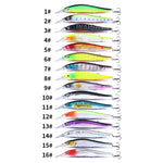HENGJIA MI135 13.5cm 15.6g Sea Fishing Long-casting Floating Minnow Bionic Lures, MI135 (10), MI135 (11), MI135 (1), MI135 (12), MI135 (2), MI135 (13), MI135 (3), MI135 (14), MI135 (4), MI135 (15), MI135 (5), MI135 (16), MI135 (6), MI135 (7), MI135 (8)...