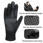 Touch Screen Anti-slip Waterproof Outdoor Sports Warm Cycling Gloves, S, M, L, XL