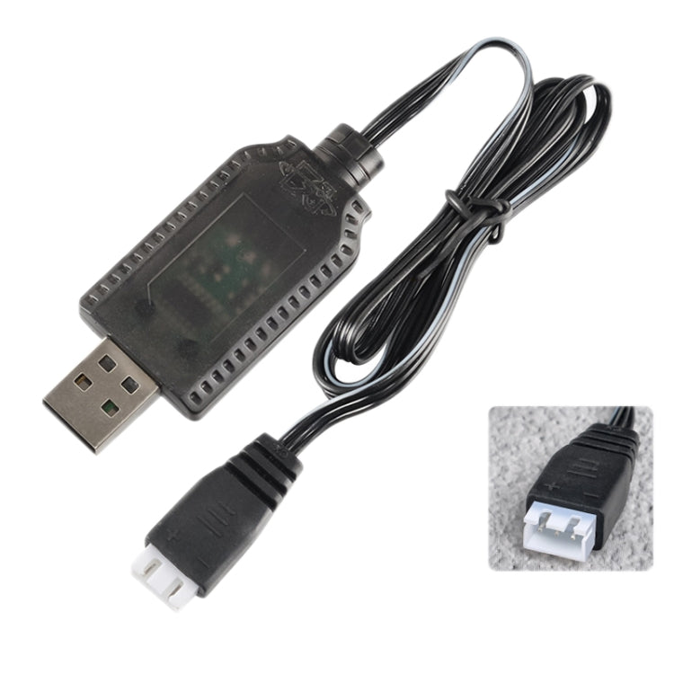شاحن بطارية ليثيوم 7.4 فولت لملحقات طائرات الألعاب مع كابل بيانات USB