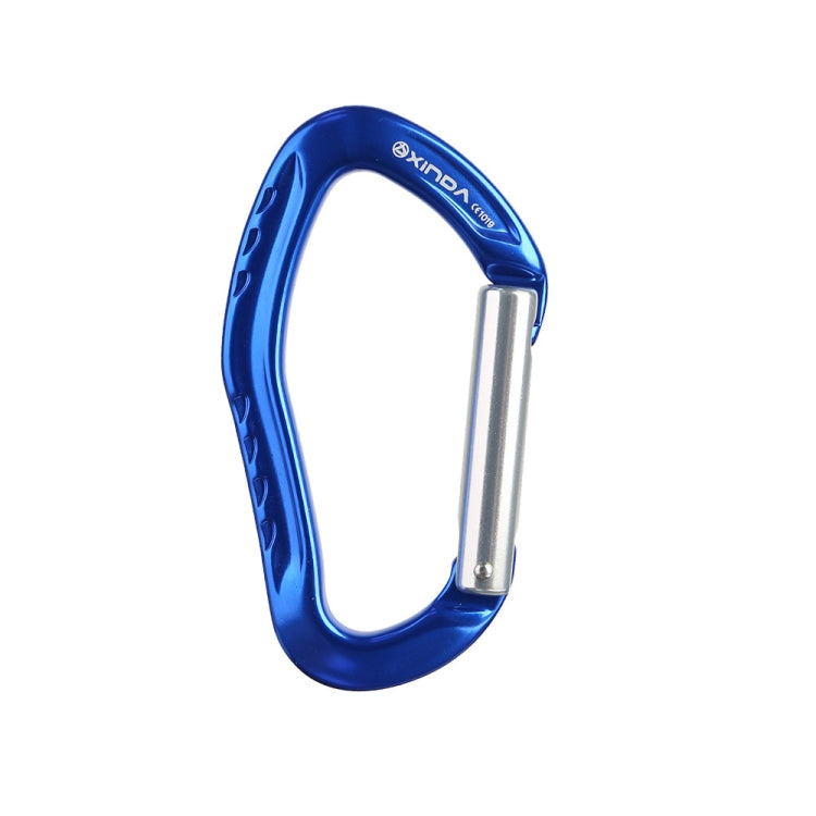 XINDA  22KN Rock Climbing  Straight Quickdraw Spring-loaded Gate Buckle Aluminum Carabiner, XD-8126 (Orange), XD-8126 (Silver), XD-8126 (Blue), XD-8126 (Black), XD-8126 (Red)