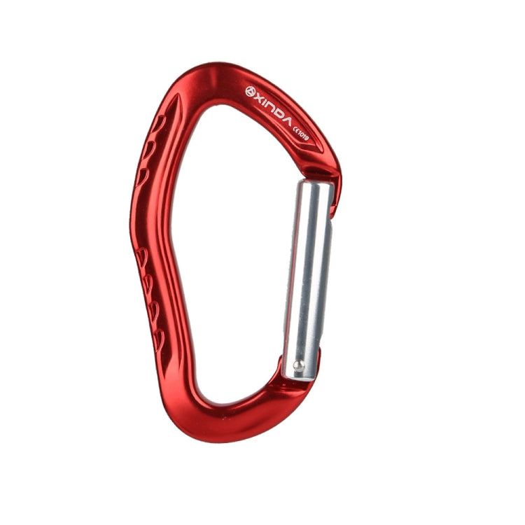 XINDA  22KN Rock Climbing  Straight Quickdraw Spring-loaded Gate Buckle Aluminum Carabiner, XD-8126 (Blue), XD-8126 (Black), XD-8126 (Red), XD-8126 (Orange), XD-8126 (Silver)