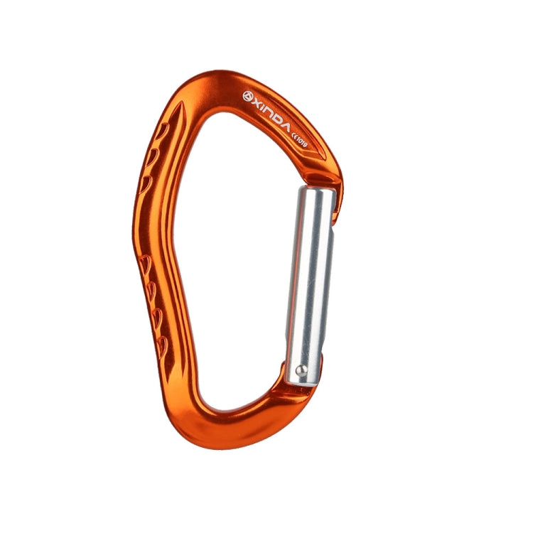 XINDA  22KN Rock Climbing  Straight Quickdraw Spring-loaded Gate Buckle Aluminum Carabiner, XD-8126 (Blue), XD-8126 (Black), XD-8126 (Red), XD-8126 (Orange), XD-8126 (Silver)