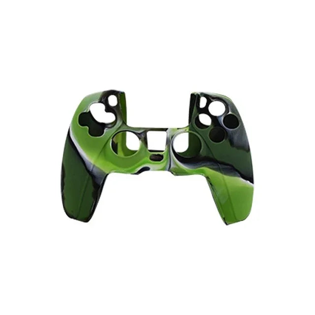 For PS5 Controller Silicone Case Protective Cover, White, Black, Camouflage Blue, Camouflage Red, Camouflage Green