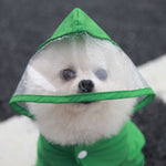 All-inclusive Pet Four-leg One-piece Outdoor Waterproof Raincoat, S, M, L, XL