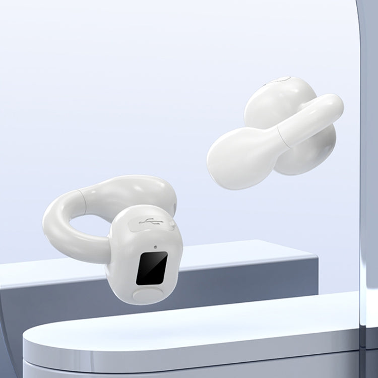 M10 IPX5 Waterproof Ear Clip Bluetooth Earphones, Style:, M10 Single Black, M10 Single White, M10 Single Pink, M10 Single Skin Color, M10 Single Green, M10 Doble Pink, M10 Doble Green, M10 Doble Skin Color, M10 Doble Black, M10 Doble White
