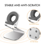 AhaStyle ST03 For Apple Watch Series Aluminum Alloy Stand Base, ST03 (Silver)