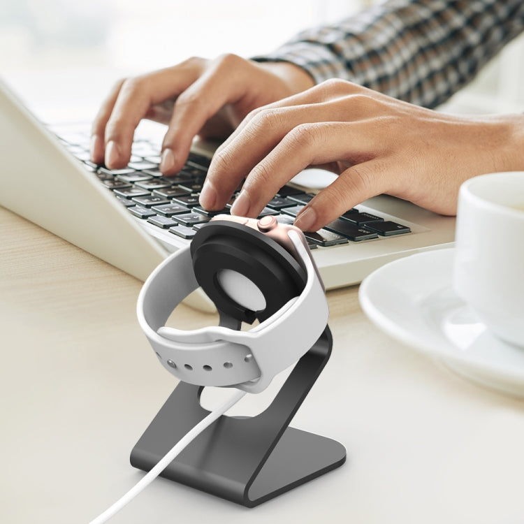 AhaStyle ST03 For Apple Watch Series Aluminum Alloy Stand Base, ST03 (Silver)