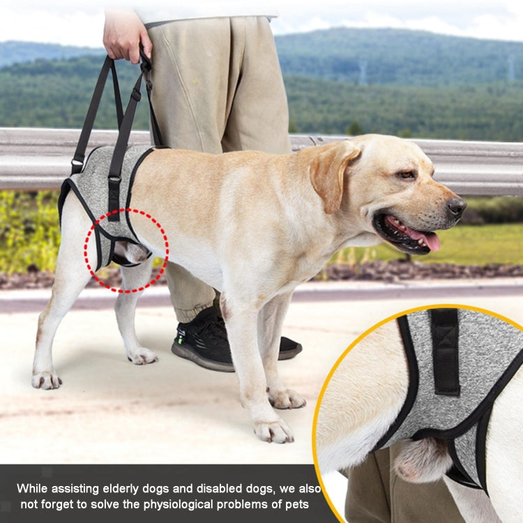 Dog Hind Leg Auxiliary Strap Decompression Auxiliary Travel Belt For Elderly and Injured Dog, S, M, L